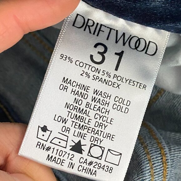 Driftwood Jackie Skinny Ankle Jeans Womens 31 Embroidered Aztec Side Stripe - Picture 7 of 10